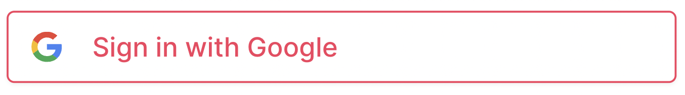 Sign in with Google button